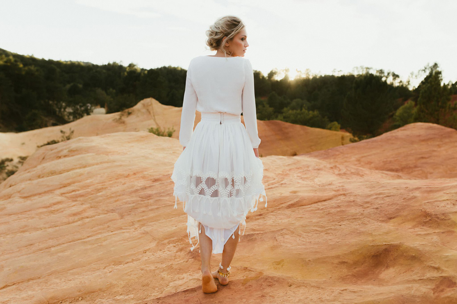 Collection 2018 : Robe de créateur, Camille Recolin créatrice située aux alentours de Nîmes et Avignon 