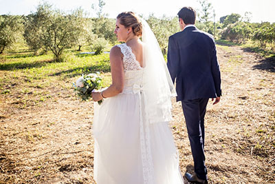 Backless Lace Wedding Dress