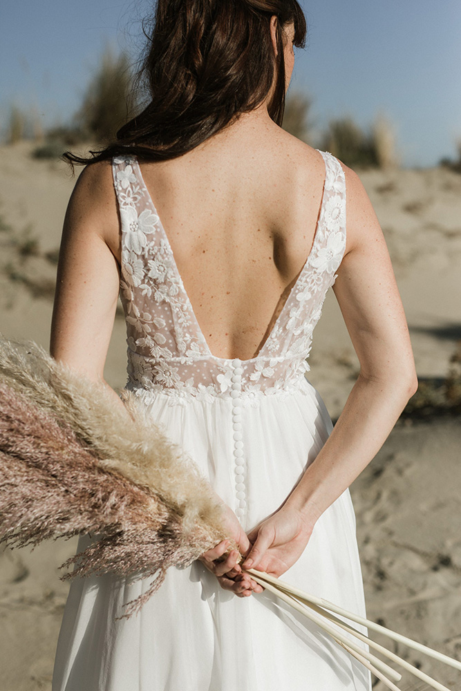 Collection 2019 : Robe de mariée bohème 